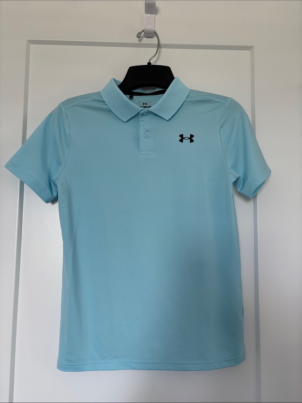 Under Armour Aqua Blue Short Sleeve Polo